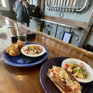 Lobster rolls.