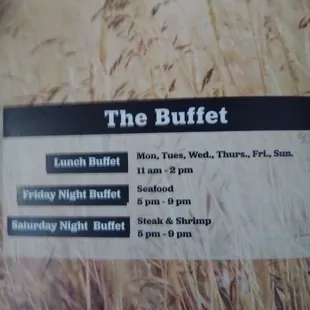 Buffet