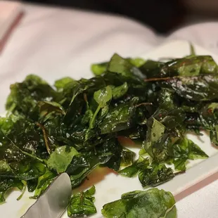 Flash Fried Baby Spinach