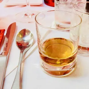 Hubby Birthday splurge. Bourbon $60 a pour. When you love yourself, it's a lifelong romance. Cheers my luv. xoxo