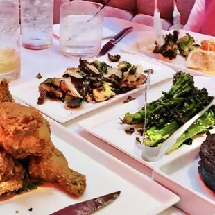 Bacon - Sherry Brussels Sprouts on the burnt side me no likey :(