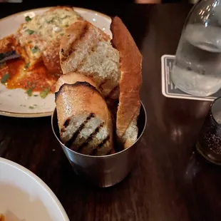 Bread add-on for pasta entrees