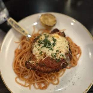 Dry chicken Parmesan