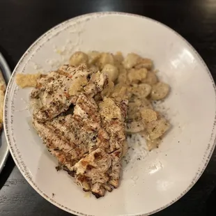 Cacio E Pepe with Wood-Fired Grilled Chicken