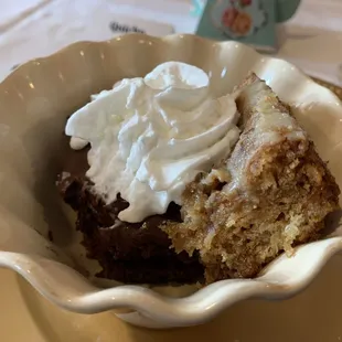 Dessert! Munchie cake and chocolate cake both yummmmm