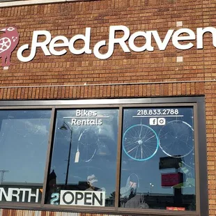 the front of a restaurant with broken windows