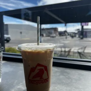 Medium Iced Carmel latte