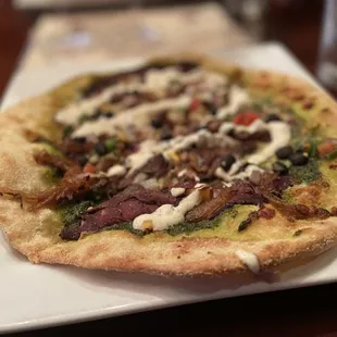 Carne Asada Pizza
