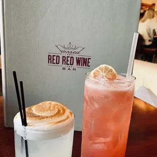 Lemon Meringue and Bourbon Jam - yummy drinks!