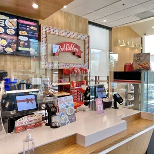 a view of the counter