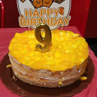 It's mango cake