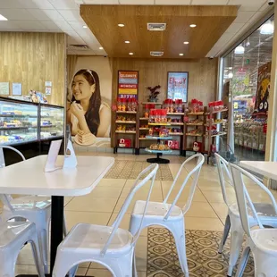 the interior of a restaurant