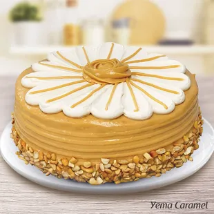 a cake on a plate