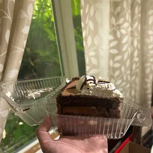 Slice of Rocky Road Cake
