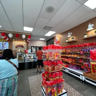 people shopping in a store