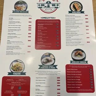 menu, sushi and sashimi