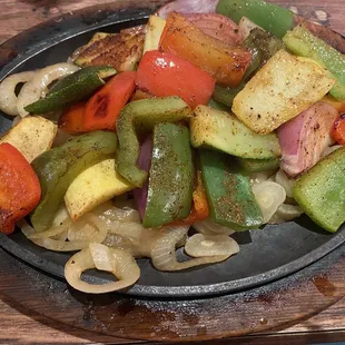 veggie fajitas!