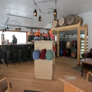 bar and seating
