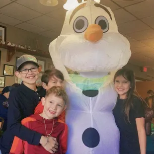 When Santa comes to town, so does Olaf!
