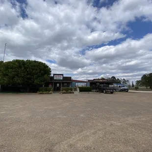the parking lot