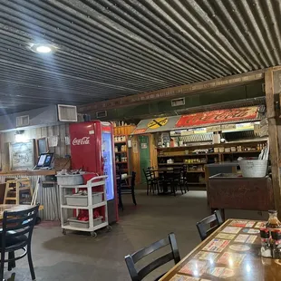 Kitchen front view.