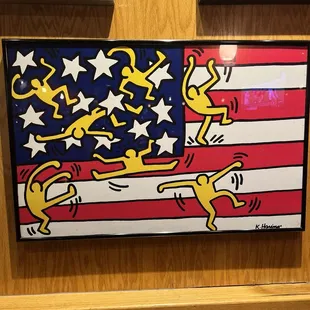 Must take pic of Keith Haring everytime.