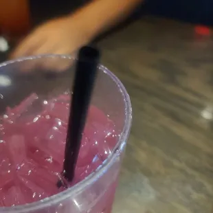 Chipped plastic cups