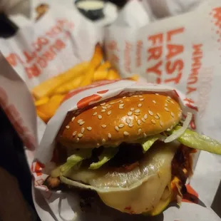 Massive Scorpion burger