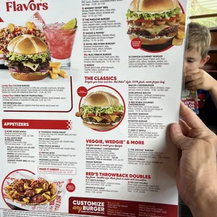 burgers, menu