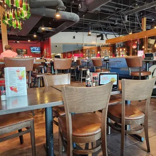 From the front towards the bar.