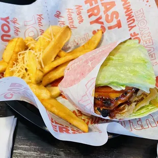Whiskey River BBQ Chicken Wrap