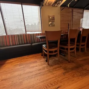 Inside restaurant