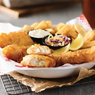 seafood, fish and chips, food, fish