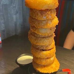 Tower of Onion Rings