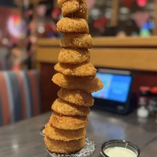 Towering Onion Rings