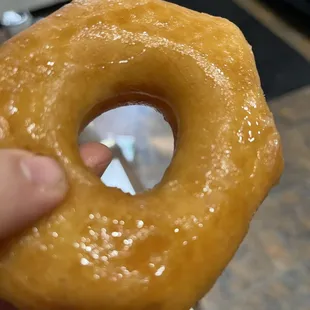 Wet donut  from airport bought at " fakery "
