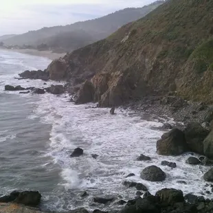 View north of the beach