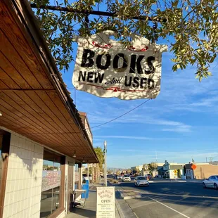 Signs on the sidewalk