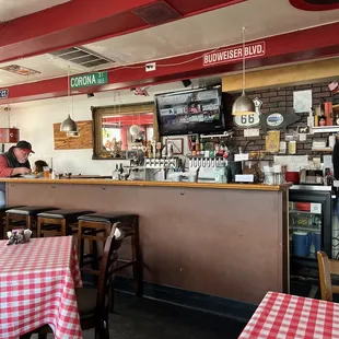 That bar with TV