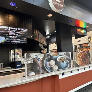 menus on the wall