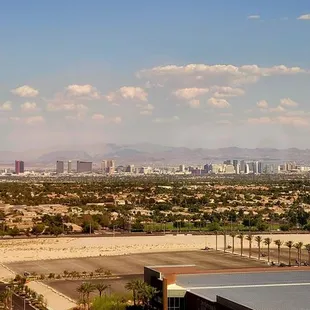 The view of the strip from our room