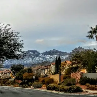 If you live near or in the RRCC that's one of the mountain views you get :)