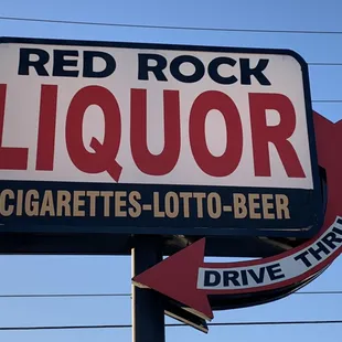 drive-through for energy drink soda and cigarette