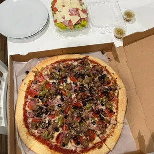 Best combo, I forgot to     Red rock Supreme   Antipasto salad