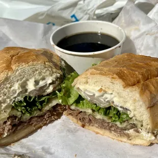 Mushroom &amp; Swiss Pot Roast with Au Jus (extra charge)