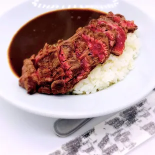 Steak  curry＆rice