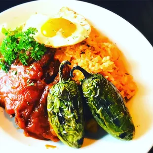 Special menu:RedRock Spicy jambalaya with baked jalapeño