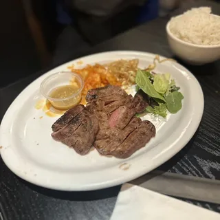 Grilled Beef Tongue Box with Miso soup