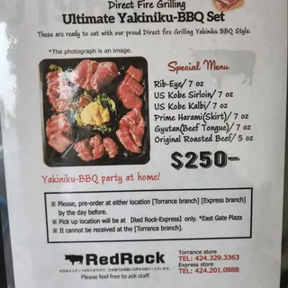 Kalbi-Yakiniku BBQ Box with Miso Soup