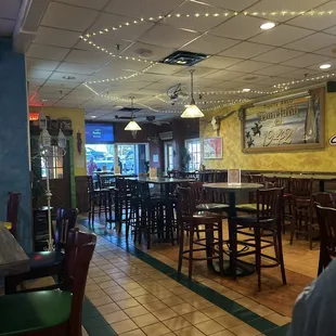 Indoor seating area